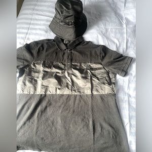 Prada Shirt and Bucket hat